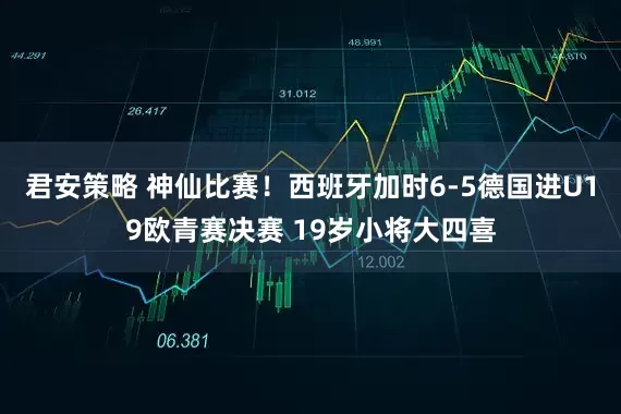 君安策略 神仙比赛！西班牙加时6-5德国进U19欧青赛决赛 19岁小将大四喜